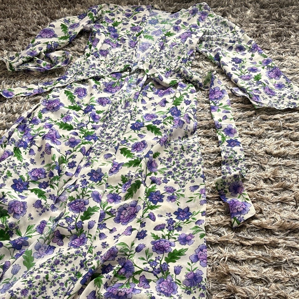 NWOT! Glamorous Alexia Admor Floral Kaftan, Size XS - Picture 6 of 6